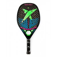 RAQUETE DROP SHOT BEACH TENNIS YUKON 2.0 - PRETO/VERDE